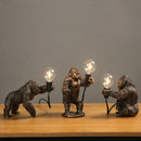 GobekUsa King Kong Gorilla Table Lamp: Explosive Night Light for Bedroom