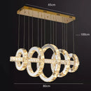 GobekUsa LED Chandeliers for Living Room Dining Room Modern Hanging Light Fixtures