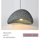 GobekUsa Japanese Wabi Sabi LED Pendant Lamp Modern Simple Living Room Bedroom Chandelier