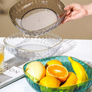 GobekUsa Crystal Fruit Plate: Multipurpose Snack & Candy Storage Tray
