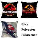 GobekUsa Jurassic Park Dinosaur Pillowcase Cover for Living Room Sofa and Chair