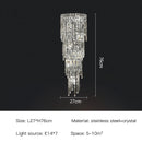 GobekUsa Crystal Wall Light: Elegant Luxury Night Lighting for Living Room, Bedroom, or Villa
