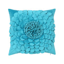 GobekUsa 3D Blue Floral Velvet Cushion Cover 30x50/45x45CM - Small Daisy Sunflower Pillowcase