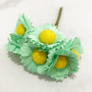 GobekUsa Blue Flower Stamen Berries Bundle for DIY Wedding Cake Decor
