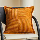 GobekUsa Corduroy & Boho Striped Pillow Covers - Broadside Decorative Throw Pillow Case