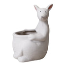 GobekUsa Kangaroo Cartoon Ceramic Flower Pot Vase for Cactus Succulents and Plants
