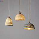 GobekUsa Ceramic LED Pendant Lights: Modern Copper Hanging Lamp for Home Indoor Lighting