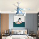 GobekUsa Kids' Helicopter Ceiling Fan with LED Light Chandelier - Modern Aircraft Design