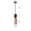 Wabi-Sabi Yellow Stone Pendant Light