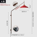 GobekUsa Gold/Black Swing Arm Telescopic Wall Lamp LED E27 - Designer Hotel Restaurant Hall
