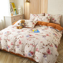 GobekUsa 4-Piece Flower Print Bedding Set