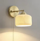 GobekUsa LED Wall Sconce Light 4W Bedroom Living Room Knob Switch Wall Lamp