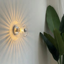 GobekUsa Bauhaus Glass E14 Wall Lamp for Living Room, Hallway, Stair Ceiling