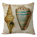 GobekUsa Coastal Cushion Cover - Sea Theme Decorative Sofa Pillowcase