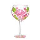GobekUsa Crystal Hand-Painted Floral Wine Goblet - Chinese Antique Red Wine Glass