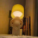 GobekUsa LED Pleats Table Lamp: Creative Unique Reading Light for Bedroom, Children's Gift