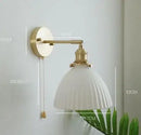 GobekUsa Ceramic Wall Lamp with Knob Switch - Home Lighting