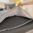 GobekUsa Cotton Quilted Duvet Cover Soft Comforter Skin-Friendly Bedclothes