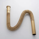 GobekUsa Brass Hose Siphon Sink Drain Water Tube Pipe DN30 Set.