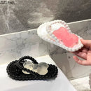 GobekUsa Ceramic Slipper Soap Dish Drainage Rack Bathroom Accessory