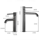 GobekUsa Brushed Gold Swivel Faucet for Bathroom Basin, Hot Cold Water Sink Crane