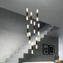 GobekUsa LED Chandelier Stairway Lamp Dining Table Kitchen Lighting Acrylic Chandelier