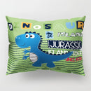 GobekUsa Cartoon Dinosaur Pillowcase for Home Decor and Kids Bedroom