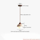 GobekUsa Cuboid Stone LED Pendant Lights Wood Yellow Travertine Interior Lighting Hanging Lamp