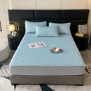 GobekUsa Cool Summer Bed Mat Set Queen - High-quality Ice Silk Fabric