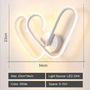 GobekUsa LED Wall Sconce Light Acrylic Lamp for Bedroom Corridor Chandelier Style
