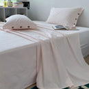 GobekUsa Luxe Cotton Satin Stripe Bed Sheet Set with 2 Pillowcase