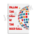 GobekUsa Funky Disco Gogo Boot Print | 70s Poster & Retro Wall Art for Eclectic Decor