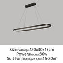 GobekUsa LED Aluminum Ceiling Chandelier for Kitchen Living Room Modern Nordic Design