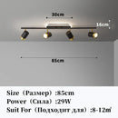 GobekUsa LED Chandelier with Spotlights for Living Room Bedroom Ceiling Decor