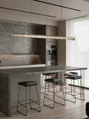 GobekUsa Glass LED Chandelier: Modern Italian Design for Dining Room, Kitchen Island, or Home Luxury