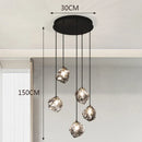 GobekUsa LED Pendant Staircase Chandeliers Hanging Light Indoor Lighting