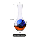 GobekUsa Crystal Glass Wine Decanter & Sake Glass Set- Hamster Nest Design