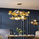GobekUsa Crystal Chandelier Rustic Pendant Lighting Modern French Country Decor