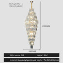 GobekUsa Crystal Chandelier for Luxe Modern European Villa Decor
