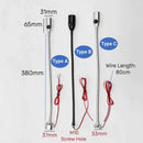 GobekUsa LED Gooseneck Work Light 3W Industrial Hose Lamp with Switch