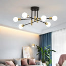 GobekUsa LED Ceiling Chandelier: Modern Light Fixture for Living Room, Bedroom, Hall - Indoor Home Decor