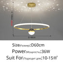 GobekUsa LED Gypsophila Chandelier for Modern Living Room Decor - Crown Ceiling Pendant Light