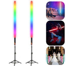 GobekUsa LED Light Bar Tripod Set: Mood1 85cm RGB Music Mode for Video Photography Studio