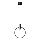 GobekUsa Brass Ring Chandeliers: Dimmable Lighting Fixtures for Bedroom, Restaurant, Kitchen