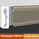 GobekUsa LED Skirting Line Aluminum Profiles Baseboard Corner Wall Decor - Stair Bar Strip Light
