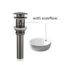 GobekUsa Brushed Gold Widespread Basin Faucet - Two Hole Bathroom Sink Tap