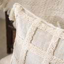 GobekUsa Boho Tufted Tassel Cushion Cover for Home Decor Living Room Sofa