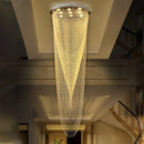 GobekUsa Crystal Ceiling Light for Stairs Restaurant Living Room Home Lighting