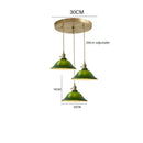 GobekUsa Green Glass LED Pendant Light for Home, Restaurant, Bar, and Loft Style Decor.
