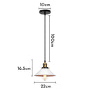 GobekUsa Iron Pendant Light for Dining Room, Kitchen, and Bedroom